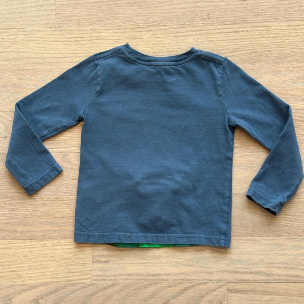 Mini Boden Dragon Print Long Sleeve Shirt - Picture 3 of 9